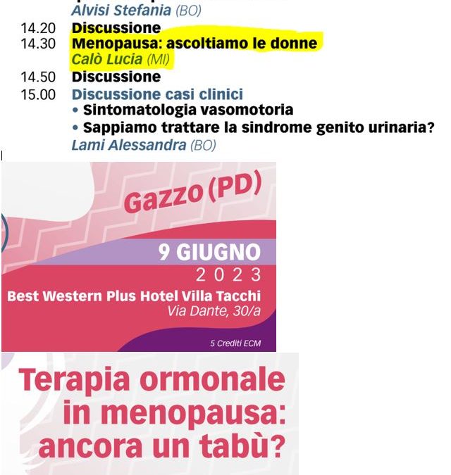 Menopausa – Ascoltiamo le Donne